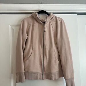 Light Pink Full Length Luluemon Scuba Jacket: 12